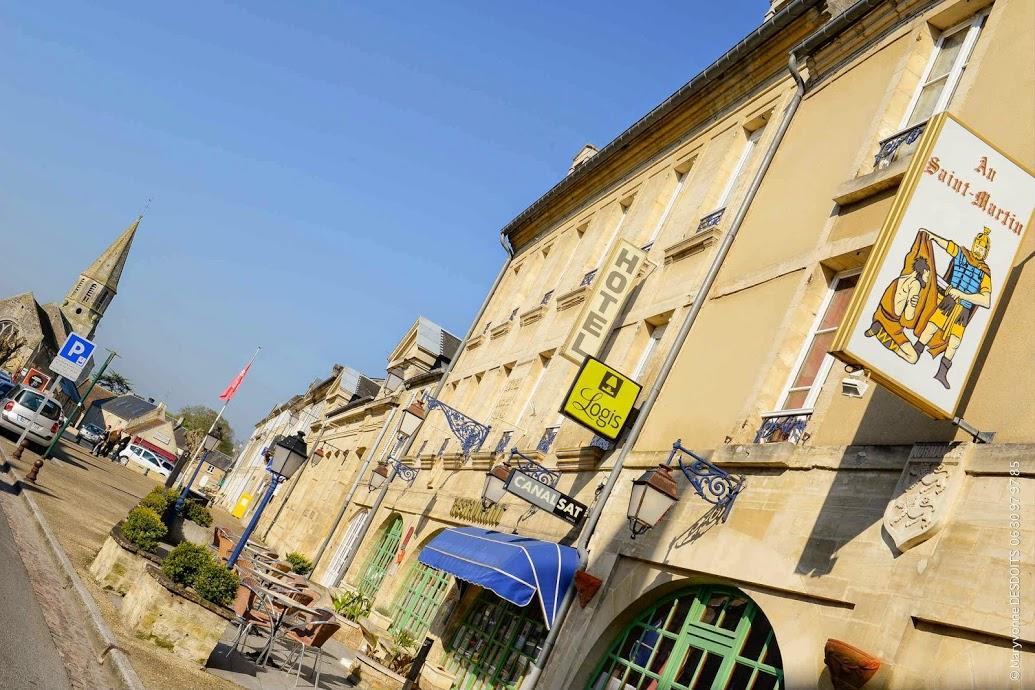 Hostellerie Saint Martin- Logis Hotel Et Restaurant Creully sur Seulles Экстерьер фото